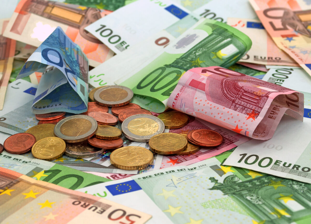 Finanzkapital, Euroscheine und Euromünzen
